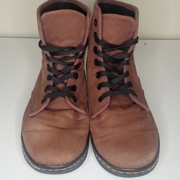 Dr Martins Shoreditch Canvas Boots Size 8 - Picture 3 of 7